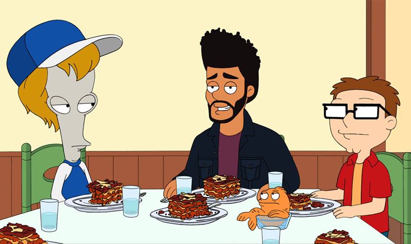 The Weeknd no "American Dad!"