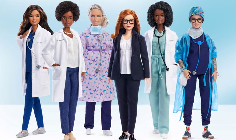 Covid-19: Barbie homenageia mulheres na linha da frente