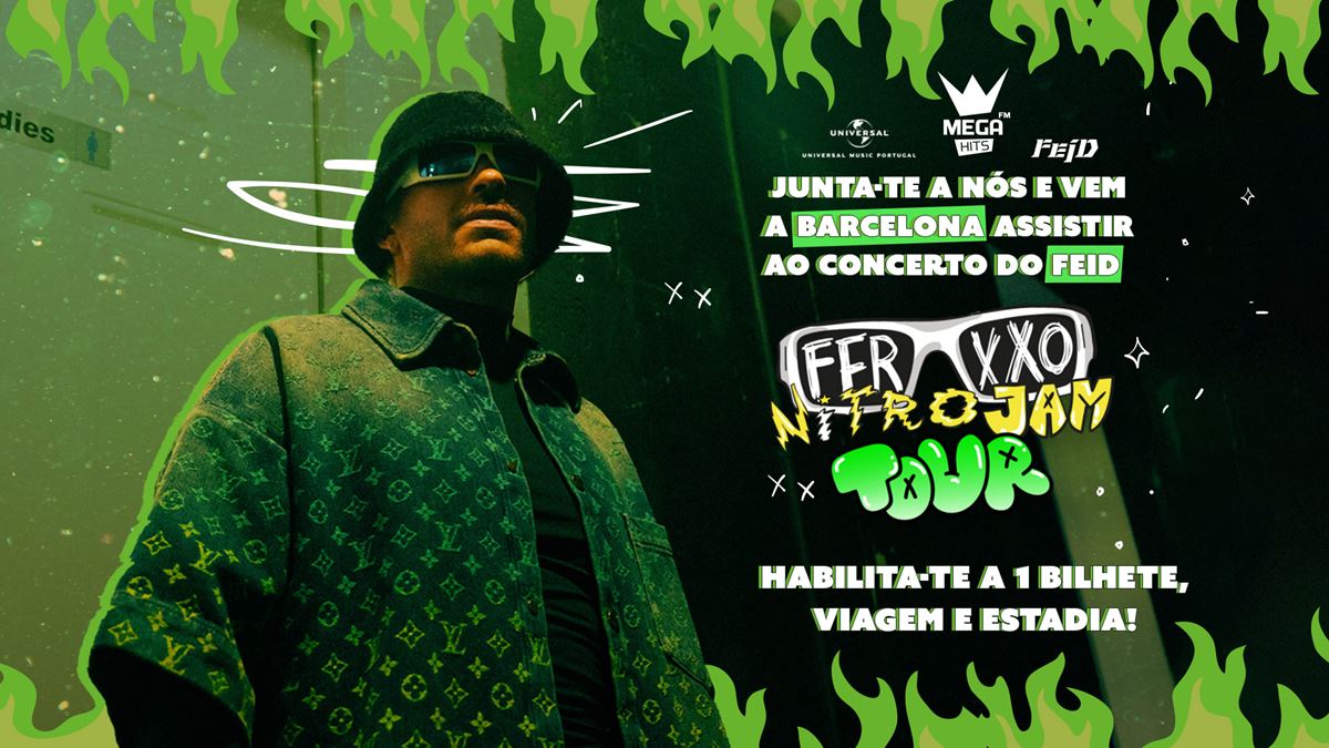 Vai a Barcelona ao concerto do FEID!