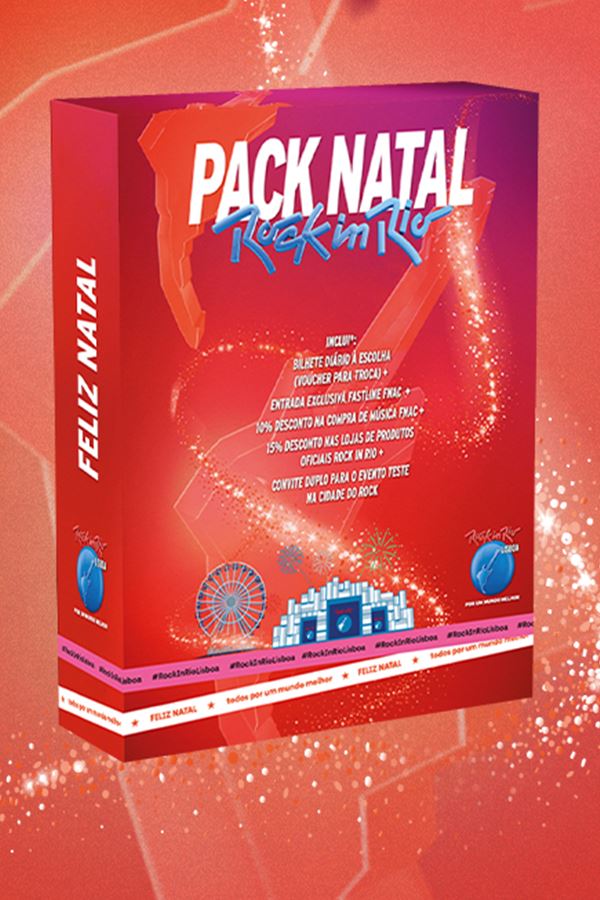 Rock in Rio 2021: Pack Natal à venda