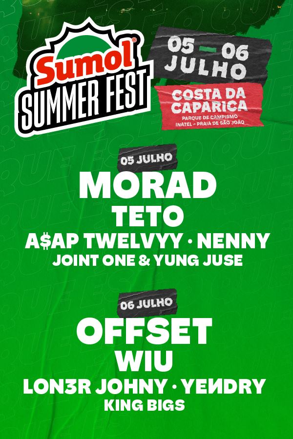 Sumol Summer Fest: cartaz completo!